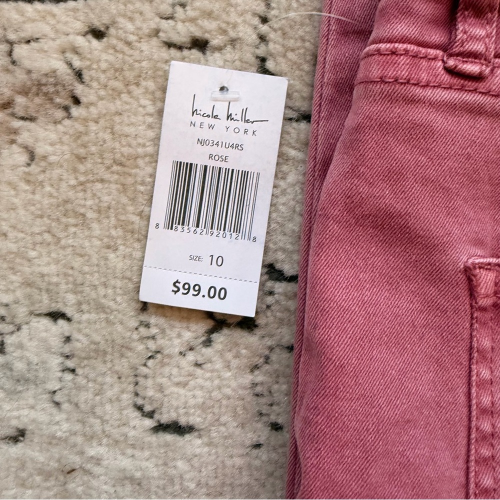 Nicole Miller SoHo High Rise Rose Pink Skinny Jeans - Picture 10 of 10